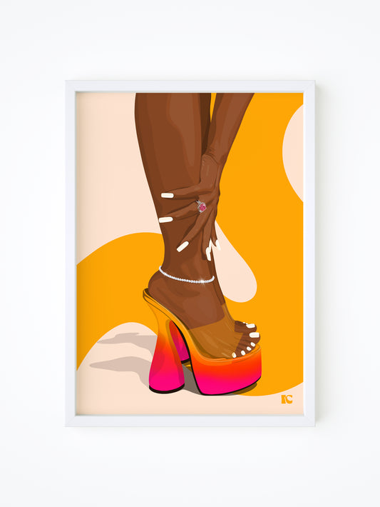 'Summer Glam' Print